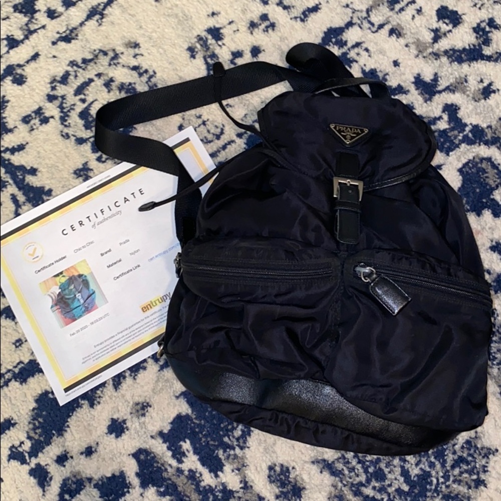 PRADA nylon backpack
